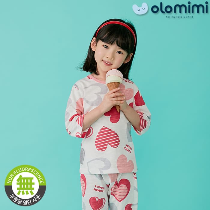 _OLOMIMI_ KOREA 21ss Pajamas_sleepwear_Lovely Heart